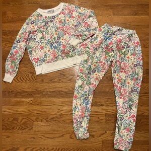 Wildfox Multicolor Floral Sweatshirt & Sweatpants